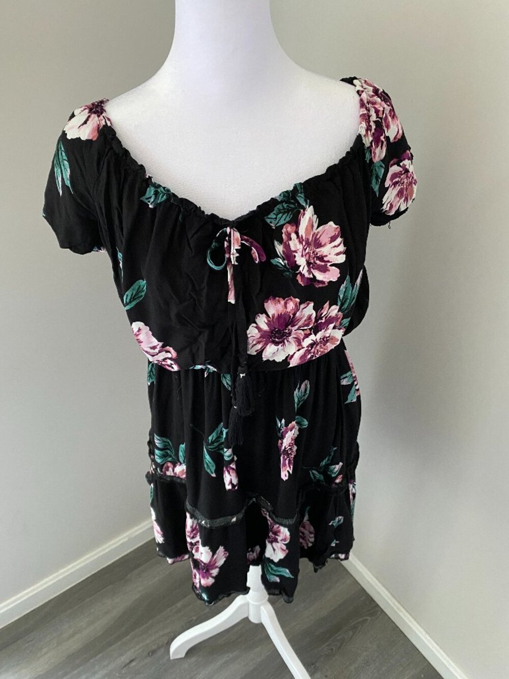 Floral Puff Sleeve Dress